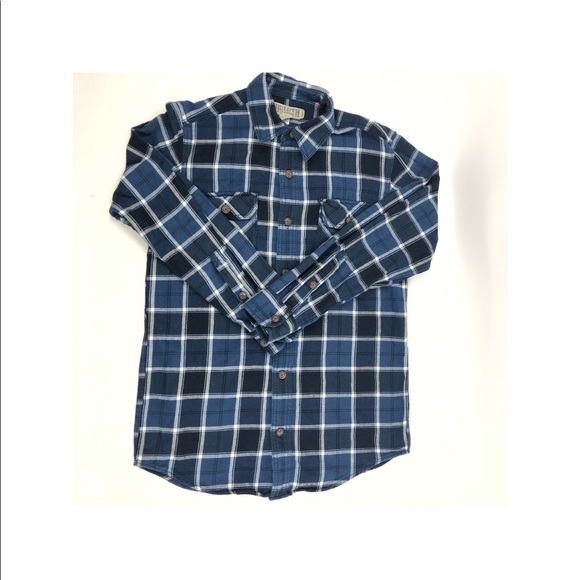 DULUTH TRADING Men’s FLANNEL LONG SLEEVE SHIRT - Picture 4 of 5